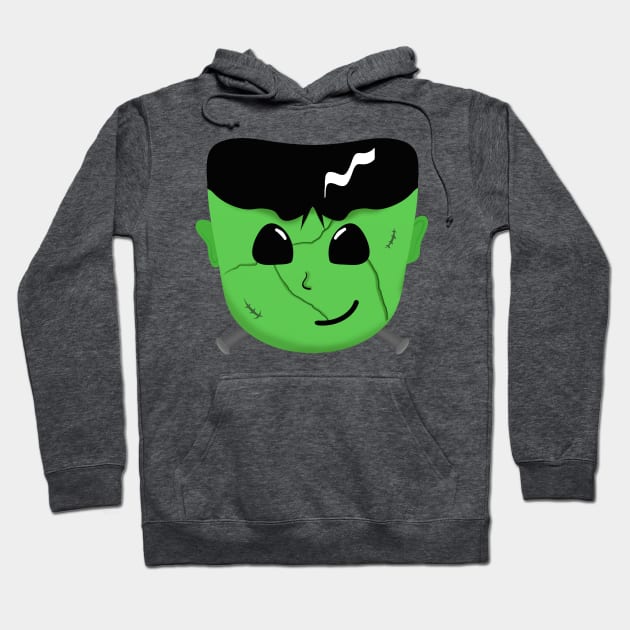 Frankenstein's Face - An Electrifying Cutie Hoodie by PandLCreations